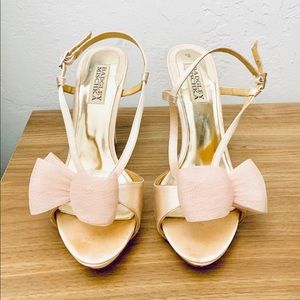 badgley mischka bridal shoes.
